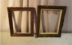 2 cadres Artdeco anciens en bois - 29x23 et 31x25, Maison & Meubles, Accessoires pour la Maison | Cadres, Bois, Utilisé, Enlèvement ou Envoi