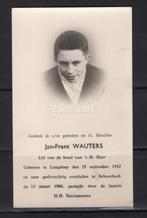 Jan Frans Wauters, Langdorp Schaarbeek, Verzamelen, Bidprentjes en Rouwkaarten, Verzenden, Bidprentje