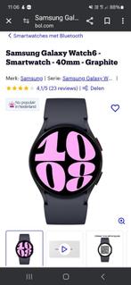 Samsung galaxy 6 watch, Handtassen en Accessoires, Smartwatches, Nieuw, Android, Samsung, Hartslag