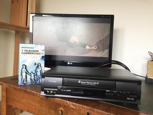 Vintage Funai D50Y-100M 6-Head Vhs Videorecorder Getest, Audio, Tv en Foto, Videospelers, Gebruikt, VHS-speler of -recorder, Verzenden