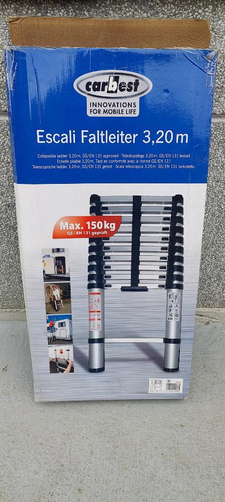 Uitschuifbare ladder, Doe-het-zelf en Bouw, Ladders en Trappen, Zo goed als nieuw, Ladder, 2 tot 4 meter, Ophalen