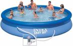 Nieuw Intex Easy Set Opblaaszwembad Met Filterpomp 457 Cm Bl, Tuin en Terras, Nieuw, Opblaaszwembad, 300 cm of meer, 400 cm of meer