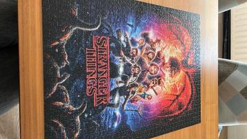 Puzzel Stranger things (zonder doos) beschikbaar voor biedingen