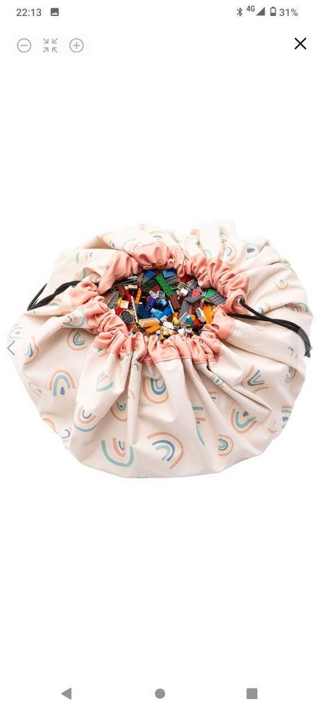 Play & Go Speelmat-Opbergzak Original Rainbow 140cm, Kinderen en Baby's, Speelgoed | Speelkleden, Zo goed als nieuw, Ophalen