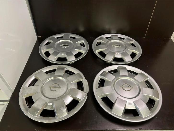4 wieldoppen Opel Corsa Astra Combo 14", Auto diversen, Wieldoppen, Gebruikt, Ophalen of Verzenden