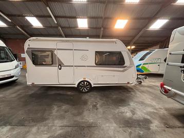 Knaus Südwind 450 FU 2019 met mover, luifel, fietsrek, airco, Caravans en Kamperen, Caravans, Vast bed, Rondzit, Airco, Particulier