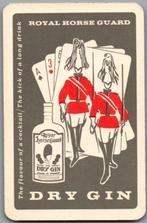 speelkaart - LK8560 - 2# Royal Horse guard, dry gin, Verzamelen, Speelkaarten, Jokers en Kwartetten, Zo goed als nieuw, Verzenden