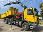 DAF CF 85.410 6X4 21T HOOKLIFT + CRANE HIAB 166-3 HIPRO + RO, Auto's, Vrachtwagens, Euro 5, Achterwielaandrijving, Overige kleuren