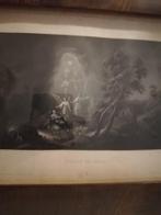 Vintage print van Échelle de Jacob, Huis en Inrichting, Woonaccessoires | Wanddecoraties, Ophalen