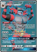 Incineroar GX + Mystery kaart en kans op sleeve, Verzenden, Gebruikt, Meerdere kaarten