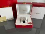 Cartier Santos Diamant, Ophalen of Verzenden, Nieuw, Staal, Leer
