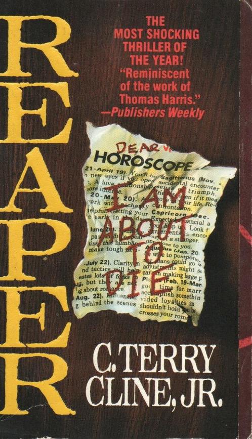 REAPER - C. TERRY CLINE JR. (THRILLER ENGELSE TAAL), Boeken, Taal | Engels, Gelezen, Fictie, Ophalen of Verzenden