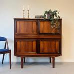 - Vintage barkast, highboard •Nordås Bruk Møbler, Norway•, Huis en Inrichting, Kasten | Buffetkasten, Ophalen of Verzenden, Gebruikt