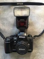 Nikon F4 pro fototoestel, Nikon 50mm lens, Nikon SB24 flits, Audio, Tv en Foto, Fotocamera's Analoog, Ophalen of Verzenden, Zo goed als nieuw