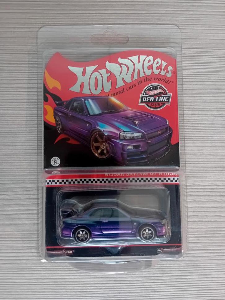 Hotwheels RLC nissan skyline GTR R34 hot wheels, Kinderen en Baby's, Speelgoed |Speelgoedvoertuigen, Nieuw, Ophalen of Verzenden