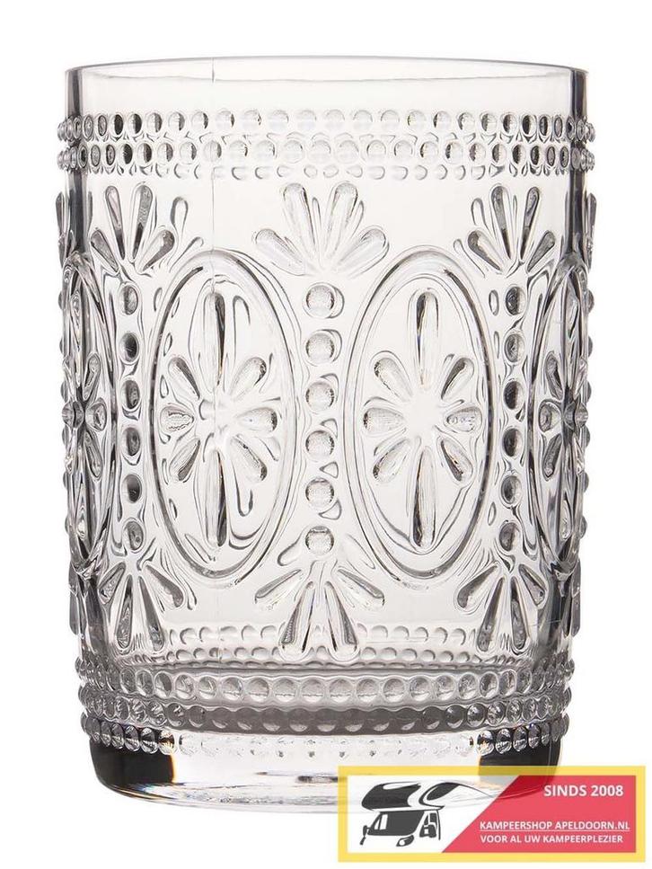 Bo-Camp Waterglas Sicillian 450ml, Caravans en Kamperen, Caravanaccessoires, Nieuw, Ophalen of Verzenden