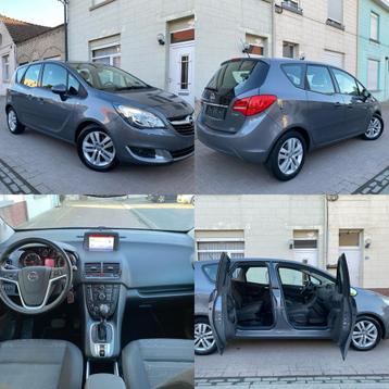Opel Meriva 1.4i Turbo essence/2015/45000.km/automatique, Argent ou Gris, Euro 6, Entreprise, Noir