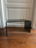 Plexiglas bijzettafeltje - zwart, Huis en Inrichting, Ophalen, Kunststof, Vintage modern, Minder dan 50 cm