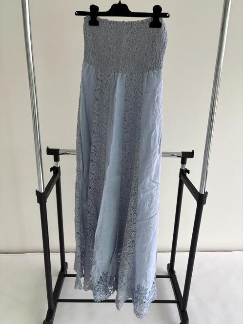 Temptation Positano strapless jurk blauw maat medium, Kleding | Dames, Jurken, Gedragen, Maat 38/40 (M), Blauw, Onder de knie