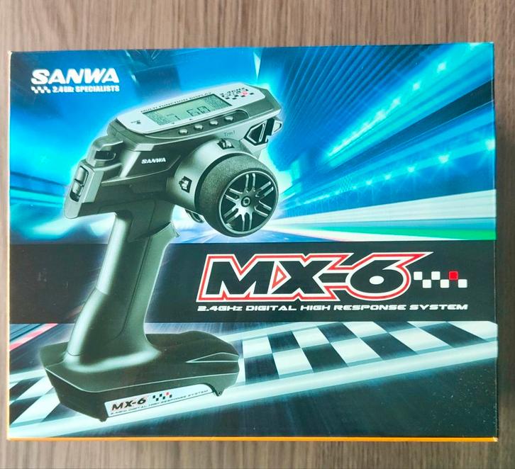 Sanwa MX-6 radiografische zender, Games en Spelcomputers, Games | Atari, Zo goed als nieuw, Ophalen