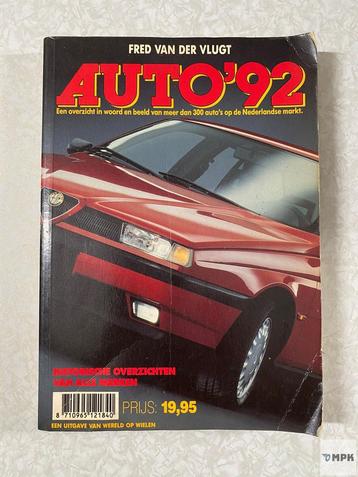 Jaarboek Auto 1992 Fred Van Der Vlugt beschikbaar voor biedingen