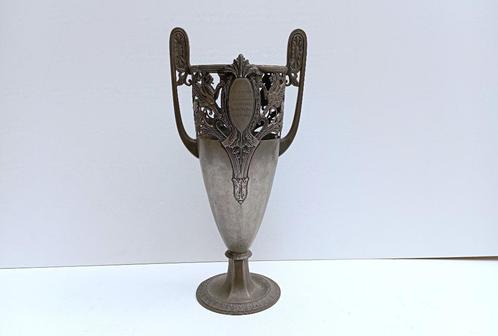 Oostenrijks zilverwerk amfora vaas 1900 beeld Apollo, Antiek en Kunst, Antiek | Zilver en Goud, Zilver, Ophalen of Verzenden