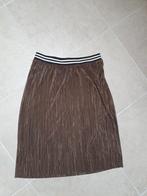 Mooie khaki plissé rok maat large, Groen, ANDERE, Maat 42/44 (L), Knielengte