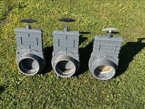 3x Valterra 110mm schuifkraan, Tuin en Terras, Vijver-toebehoren, Gebruikt, Ophalen of Verzenden