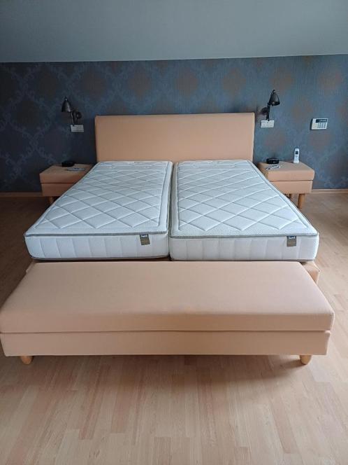 Boxspring Anker 2 motor, Huis en Inrichting, Slaapkamer | Boxsprings, Gebruikt, 180 cm, 210 cm, Tweepersoons, Overige kleuren