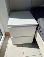 2 IKEA MALM ladekast met 2 lades , 40x55, Comme neuf, Enlèvement, 1 ou 2 tiroirs, Moins de 100 cm