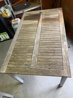 Tuintafel met 3 stoelen, Tuin en Terras, Ophalen, Gebruikt, 3 zitplaatsen, Tuinset