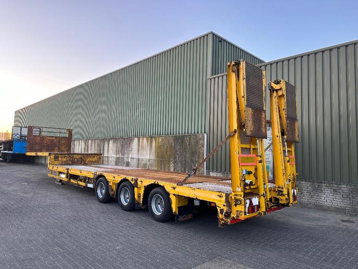 Nooteboom kleppen semi dieplader Bj2008, Autos, Camions, Particulier, ABS, Remorques et Semi-remorques, TVA déductible, Enlèvement