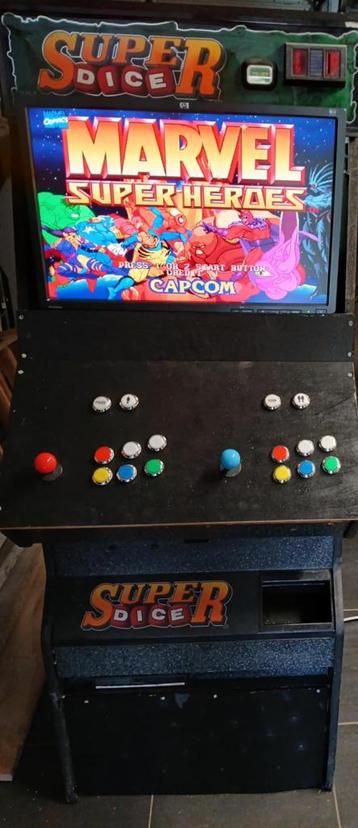 arcade super dice  met 24inch scherm! + 8800 games 2 players beschikbaar voor biedingen