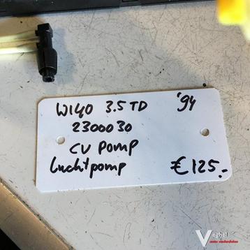 Mercedes W140 3.5 Turbodiesel 1995 wagennr 2300030  CV Pomp  beschikbaar voor biedingen