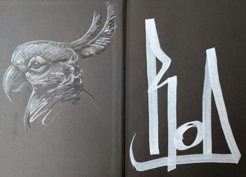 ROA Codex (uitg. Lannoo) gesigneerd met originele tekening! beschikbaar voor biedingen