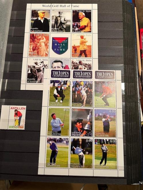 Golfpostzegels, Postzegels en Munten, Postzegels | Thematische zegels, Postfris, Overige thema's, Ophalen of Verzenden