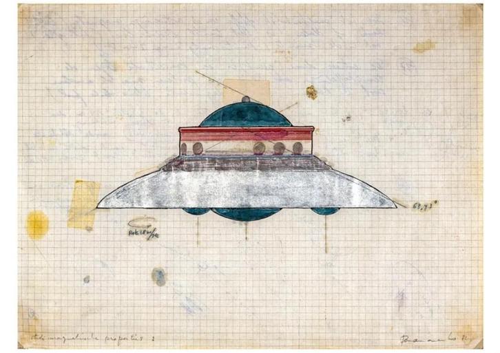 Panamarenko (1940 - 2010) - Study of Magnetic Properties (19, Antiek en Kunst, Kunst | Overige Kunst, Ophalen of Verzenden