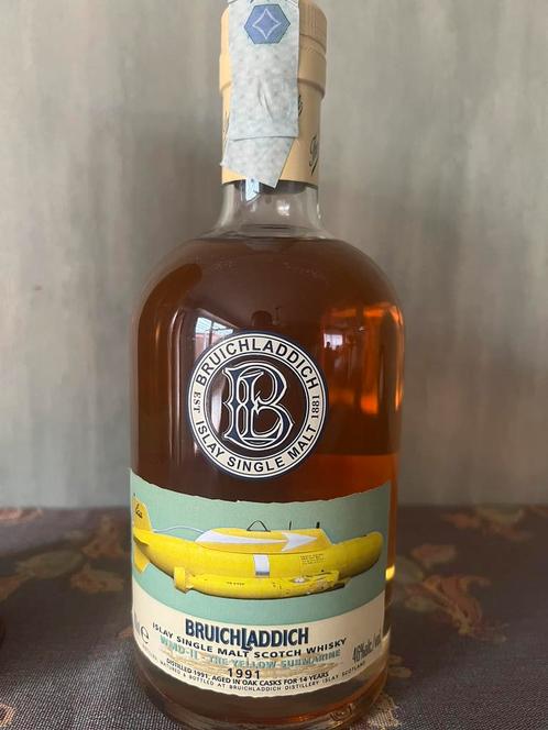 BRUICHLADDICH 14 YEARS OLD-THE YELLOW SUBMARINE 46%, Collections, Vins, Neuf, Enlèvement