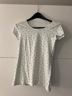 Clockhouse witte T-shirt met hartjes, Taille 42/44 (L), Manches courtes, Enlèvement ou Envoi, Comme neuf