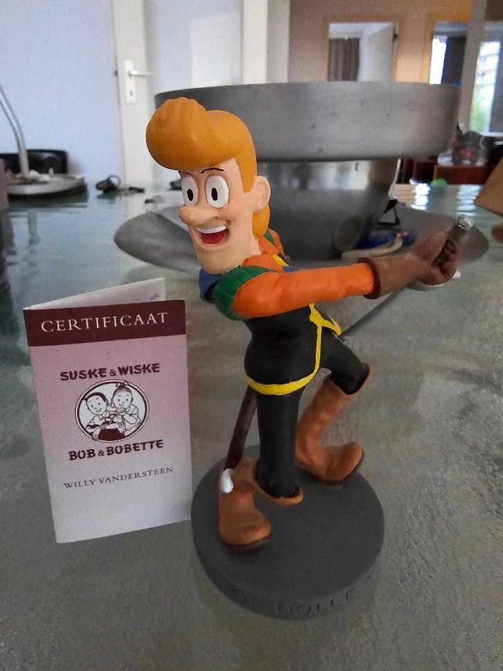 Suske & Wiske - Dolle Musketiers standbeeld Sidonia, Collections, Personnages de BD, Comme neuf, Statue ou Figurine, Bob et Bobette