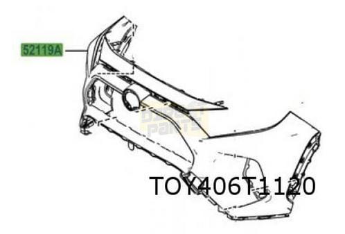 Toyota RAV4 (1/19-) voorbumper (bij PDC) (te spuiten) Origin, Auto-onderdelen, Carrosserie, Bumper, Toyota, Voor, Nieuw, Ophalen of Verzenden