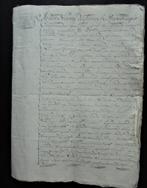 Manuscripten GENT Anno 1785/1805., Enlèvement ou Envoi
