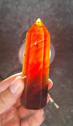 prachtig amber barnsteen sumatra indonesie obelisk toren1, Verzamelen, Mineralen en Fossielen, Ophalen of Verzenden, Fossiel