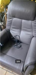 HUKLA relax alpha plus maat S met opstahulp bruine kleur, Huis en Inrichting, Ophalen, Zo goed als nieuw, Leer