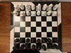 Schaakset met marmeren pionnen, 1 ou 2 joueurs, Enlèvement, Comme neuf