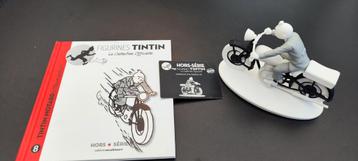 Figuur Kuifje Motard - Speciale uitgave nr. 8 zwart en wit beschikbaar voor biedingen