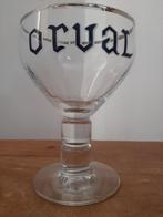 Oud orval bierglas schuine voet, Verzamelen, Biermerken, Ophalen of Verzenden