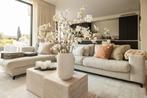 Moderne, comfortabele sofa met longchair, Huis en Inrichting, Ophalen, Gebruikt, 100 tot 125 cm, Modern Cosmopolitan
