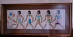 2 zeer grote Egyptische textiel appliqué - Egyptomania, Antiek en Kunst, Ophalen