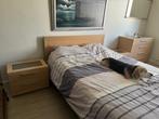 Complete slaapkamer set – licht hout met stenen, Ophalen, Gebruikt, Twijfelaar